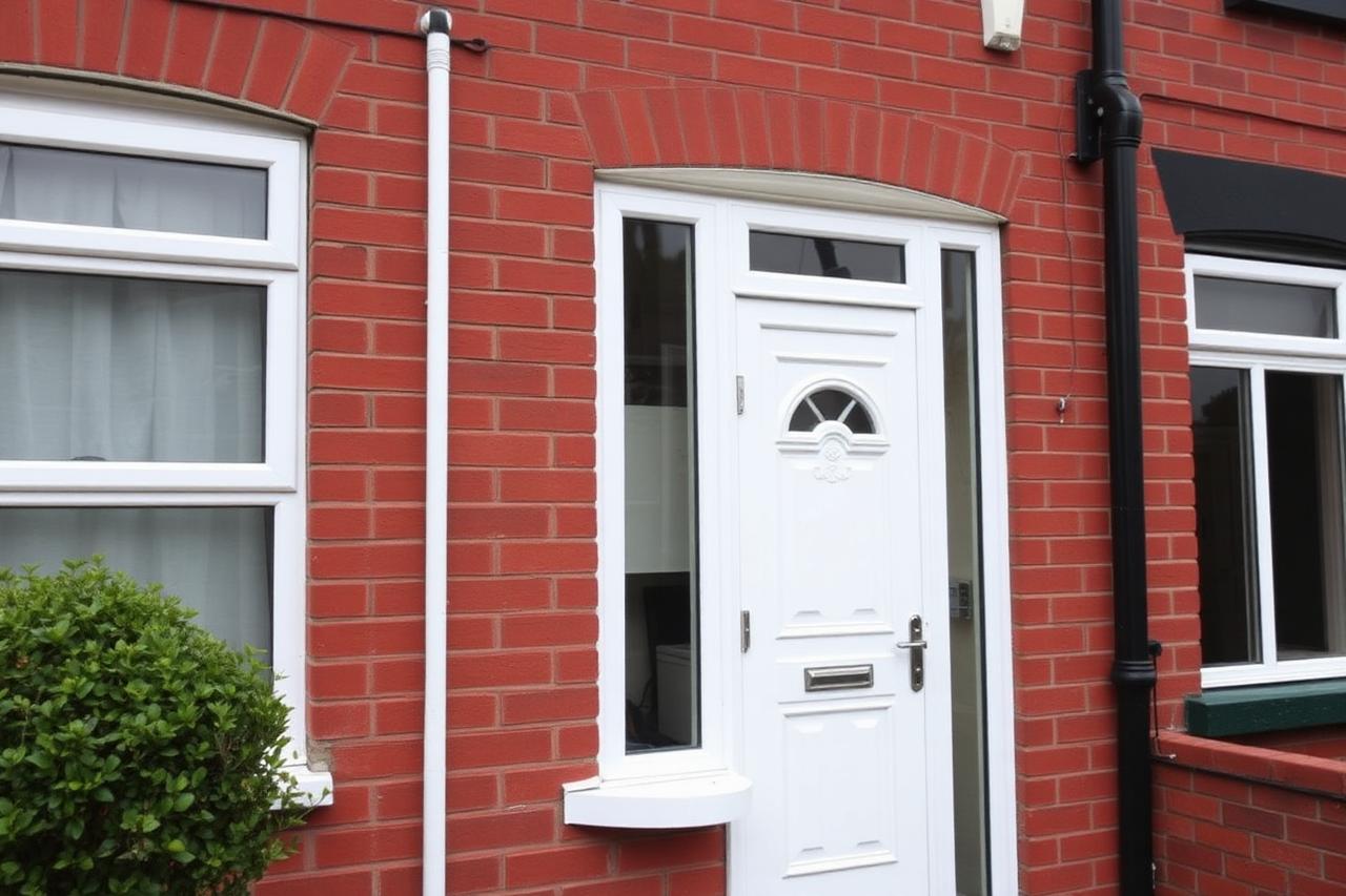 New front door and windows